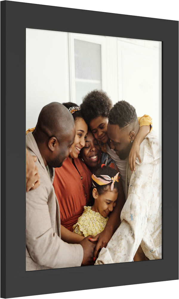 Luxe Wall Wide Black Picture Frame | Print and Frame Photos Online