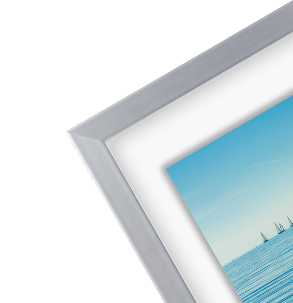 212 Silver Picture Frame Plus Mat Print and Frame Photos Online
