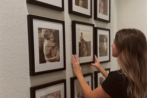 How to use our classic gallery wall template in four simple steps