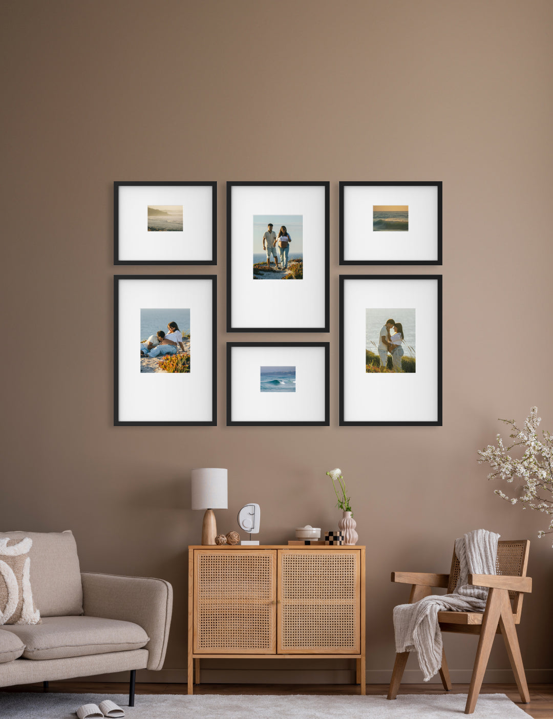 Bricklay Gallery Wall - White Picture Frame Set - by Bobby Berk