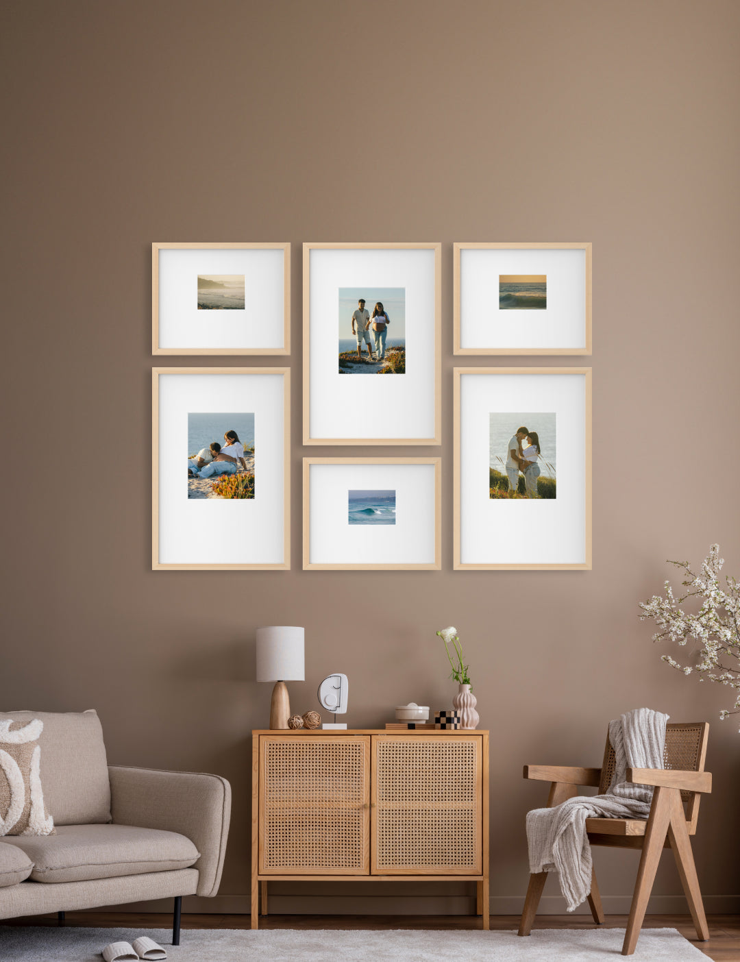 Bricklay Gallery Wall - Brown Picture Frame Set - by Bobby Berk ...