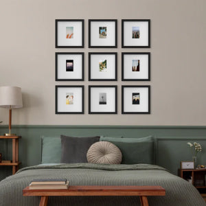 Grid wall frame galleries
