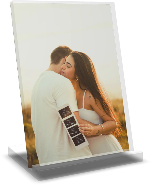 Acrylic print with stand