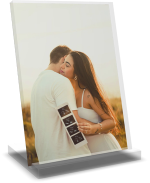 Acrylic print with stand