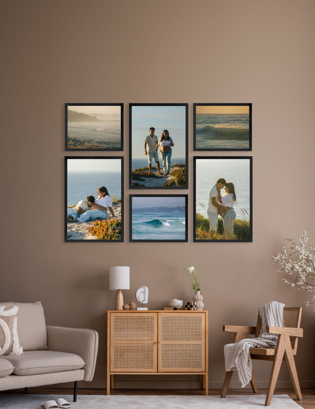 Bricklay Gallery Wall - White Picture Frame Set - by Bobby Berk ...