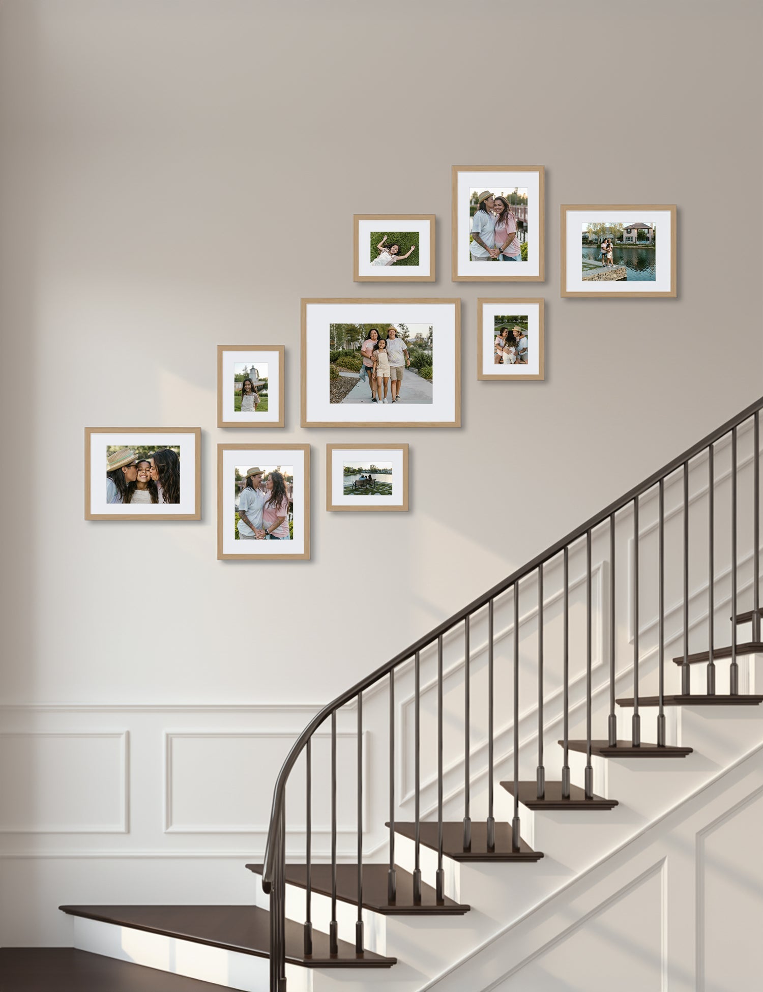Bobby Berk - Classic Large Staircase - Natural (Left - Regular Mat)