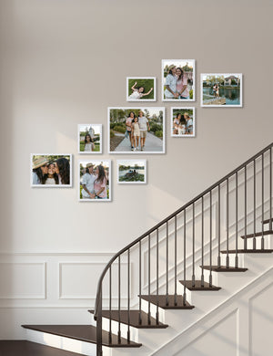 Bobby Berk - Classic Large Staircase - White (Left - No Mat)