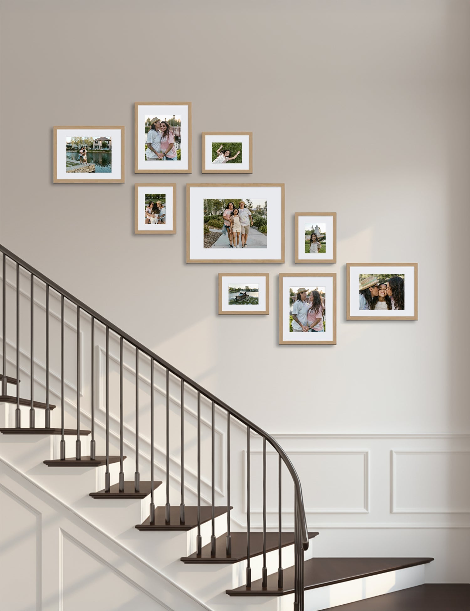 Bobby Berk - Classic Large Staircase - Natural (Right - Regular Mat)