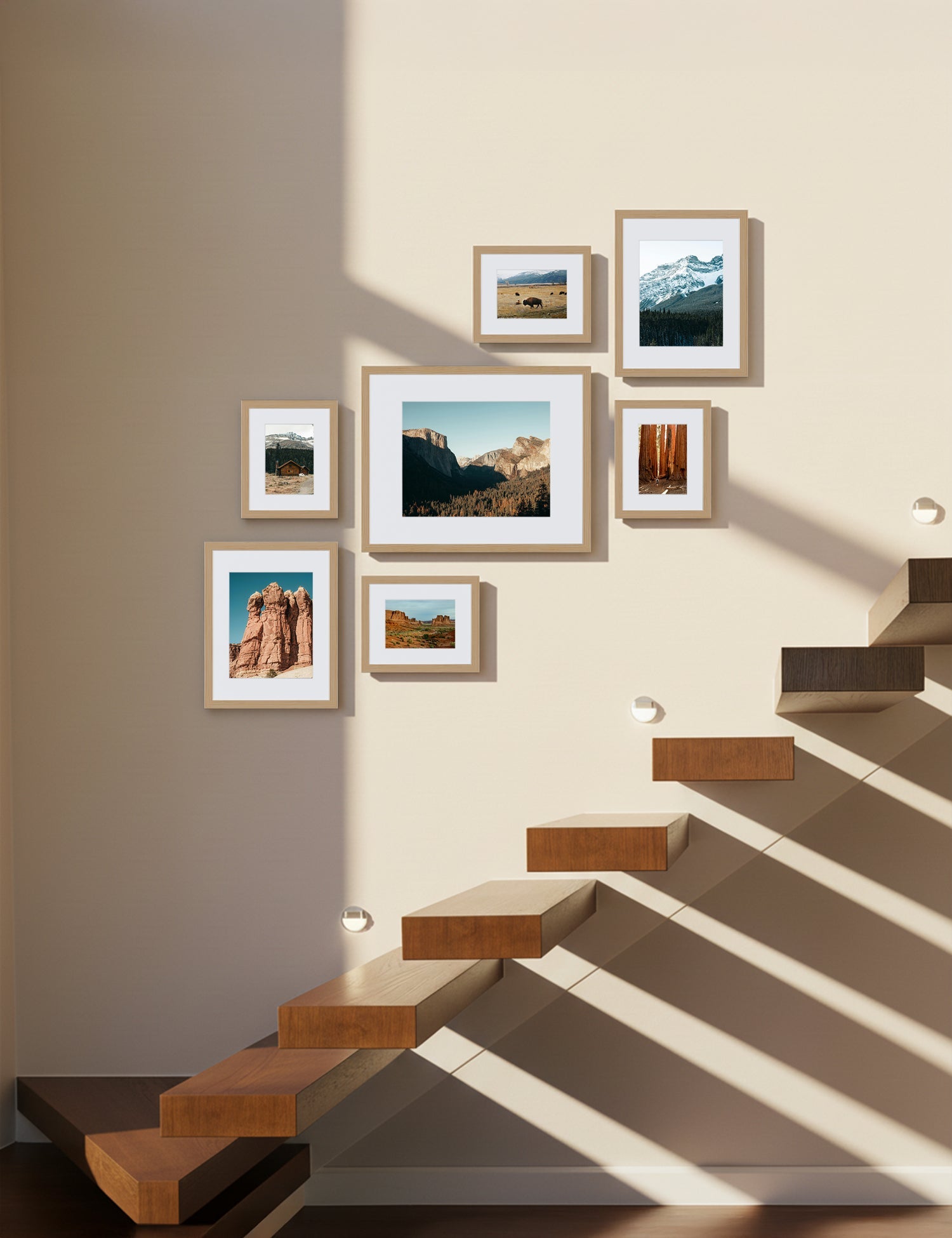 Bobby Berk - Classic Medium Staircase - Natural (Left - Regular Mat)