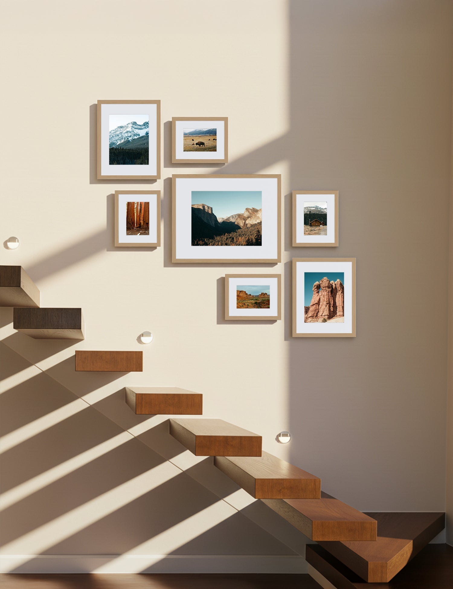 Bobby Berk - Classic Medium Staircase - Natural (Right - Regular Mat)