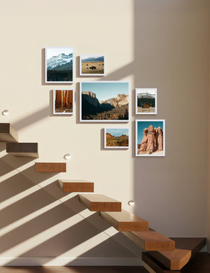 Bobby Berk - Classic Medium Staircase - White (Right - No Mat)