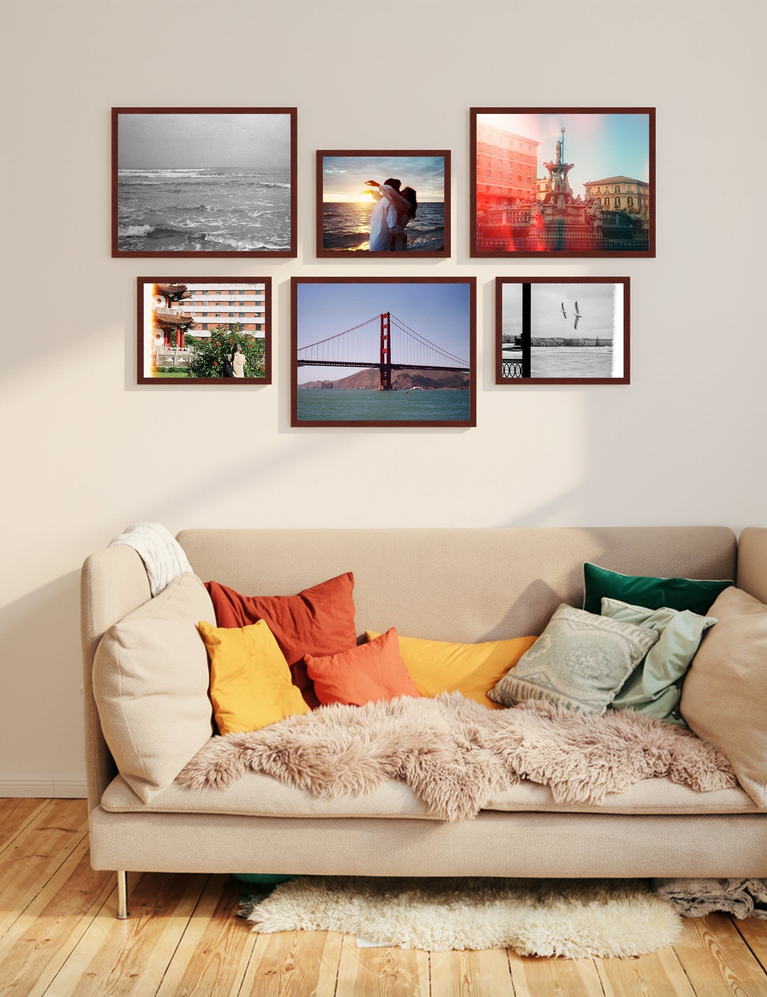 Bobby Berk - Classic Offset Grid Gallery - Brown (No Mat)
