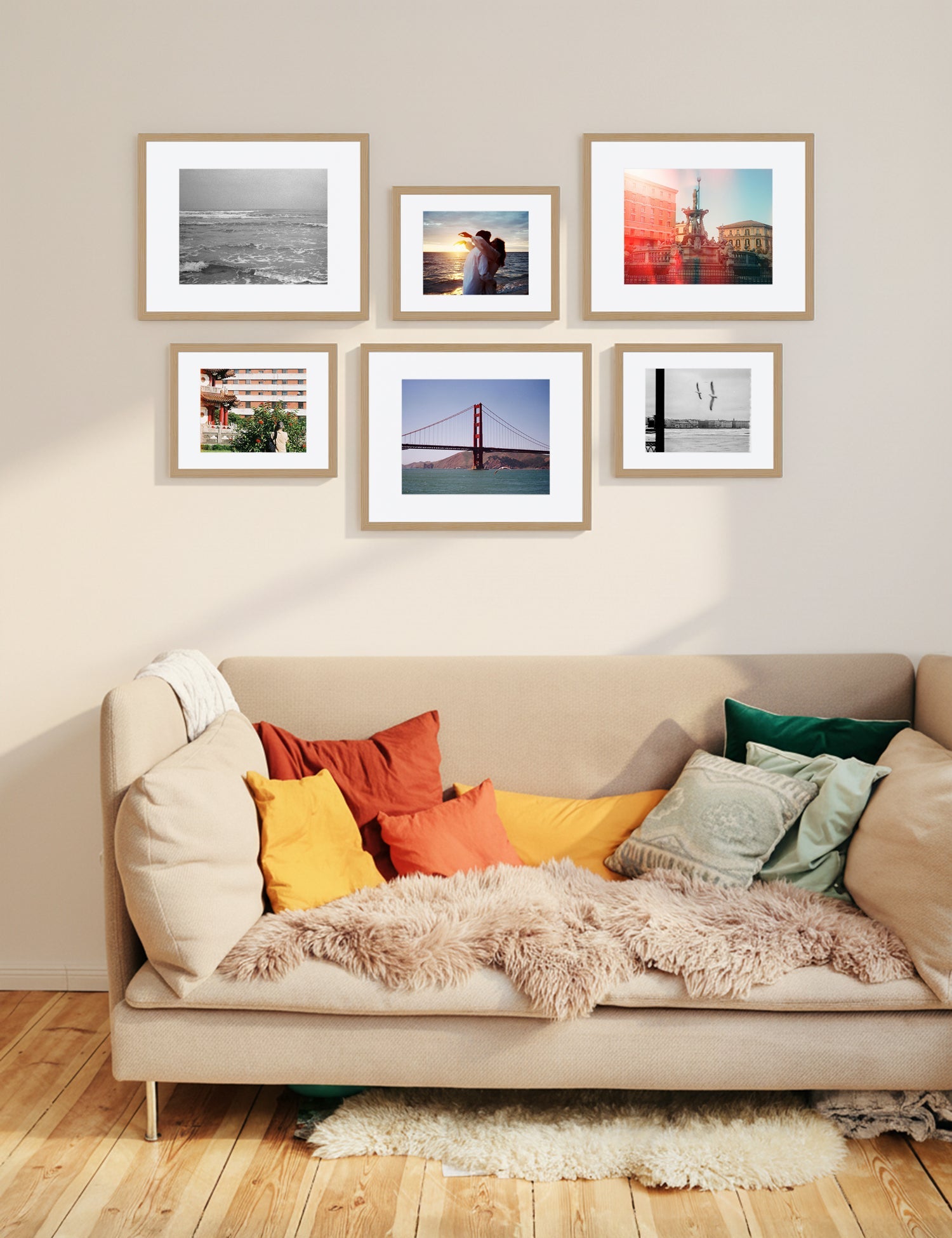 Bobby Berk - Classic Offset Grid Gallery - Natural (Regular Mat)