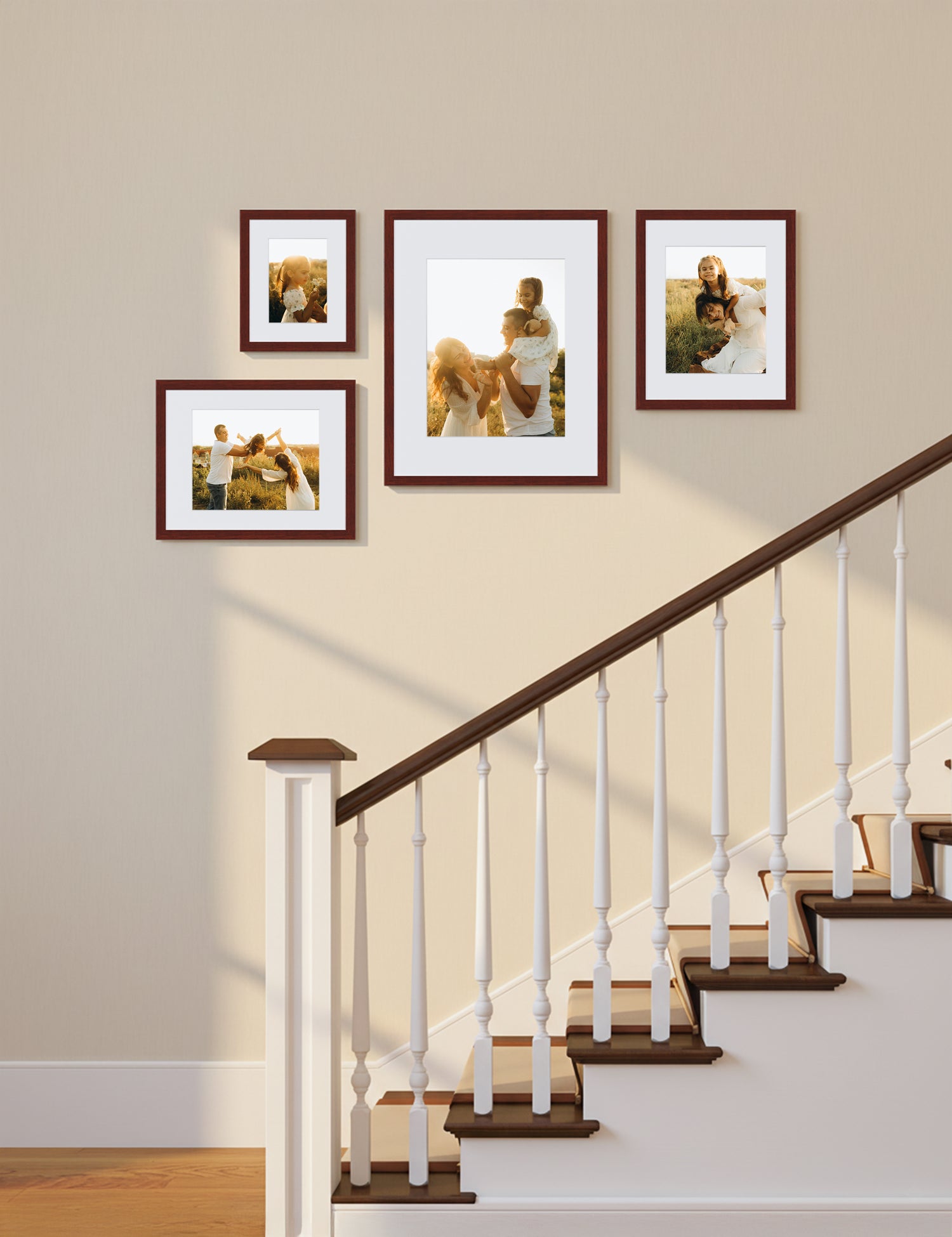 Bobby Berk - Classic Small Staircase - Brown (Left - Regular Mat)