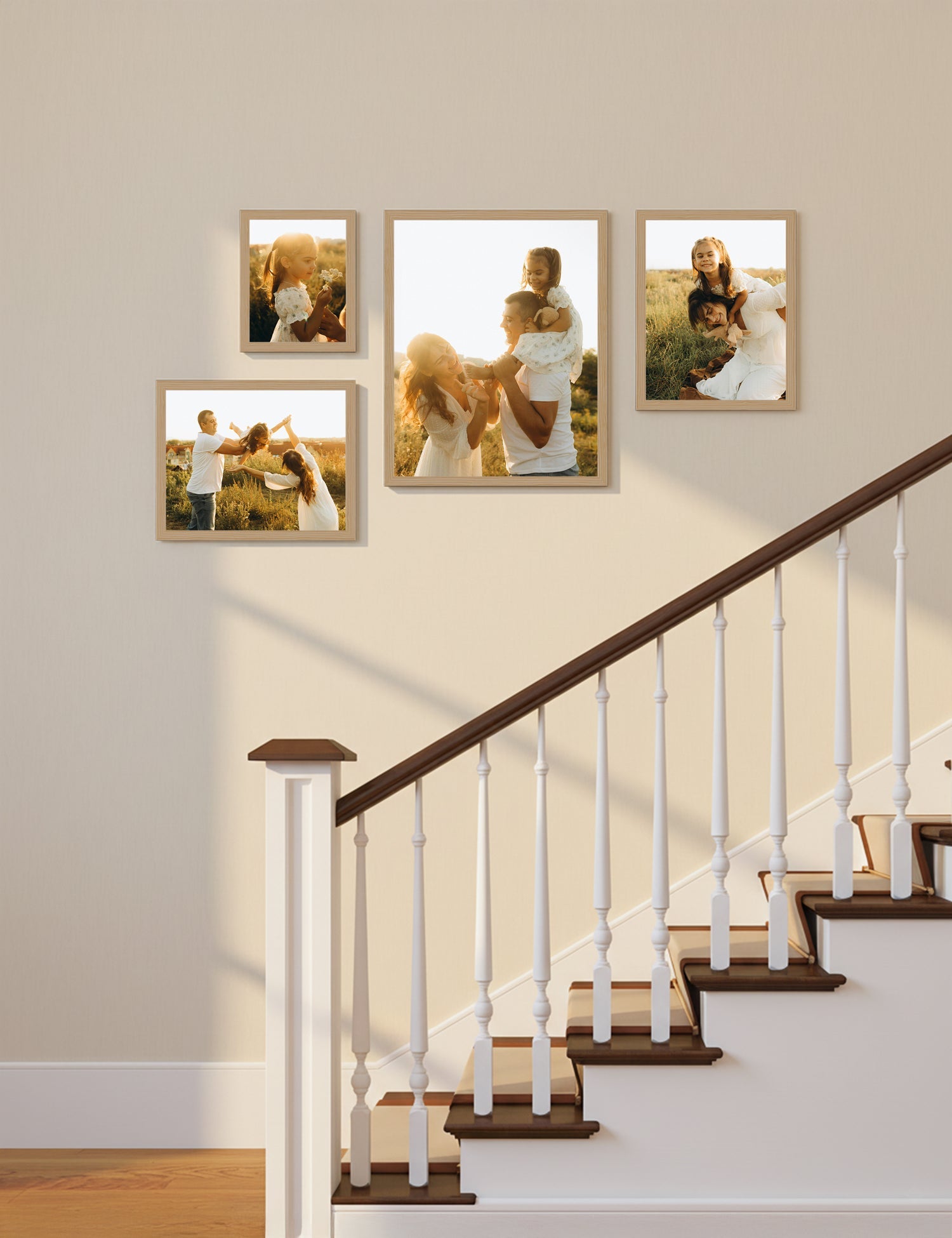 Bobby Berk - Classic Small Staircase - Natural (Left - No Mat)