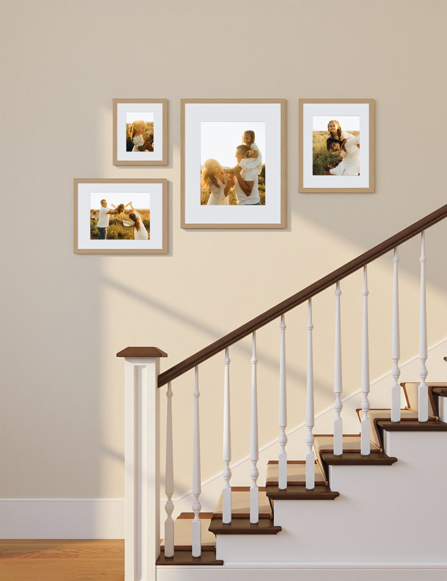 Bobby Berk - Classic Small Staircase - Natural (Left - Regular Mat)
