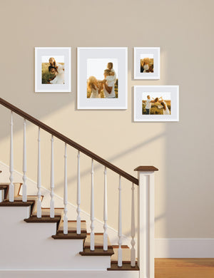 Bobby Berk - Classic Small Staircase - White (Right - Regular Mat)