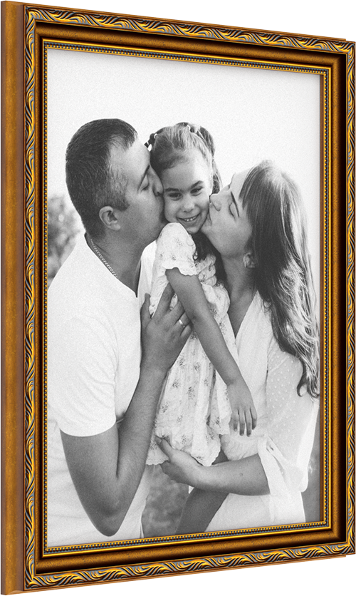 Luxe Vintage 02 Gold Picture Frame | Print and Frame Photos Online ...