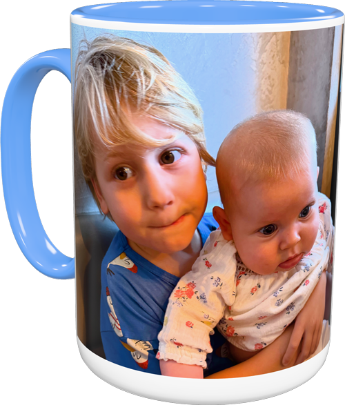 Photo Mug - Light Blue