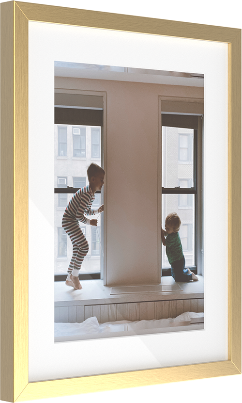 Luxe wall frame - gold (with regular mat)