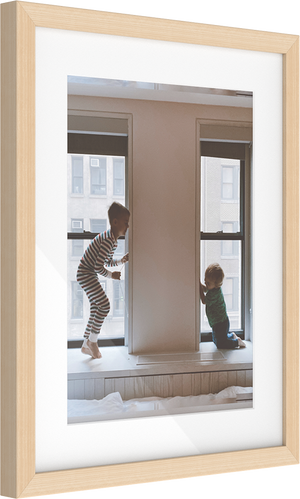 Luxe wall frame - natural (with regular mat)