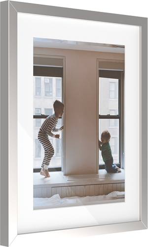 Luxe wall frame - silver (with regular mat)