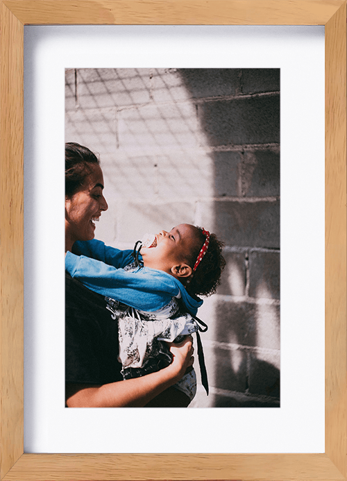 Classic Table Natural Picture Frame Print and Frame Photos Online